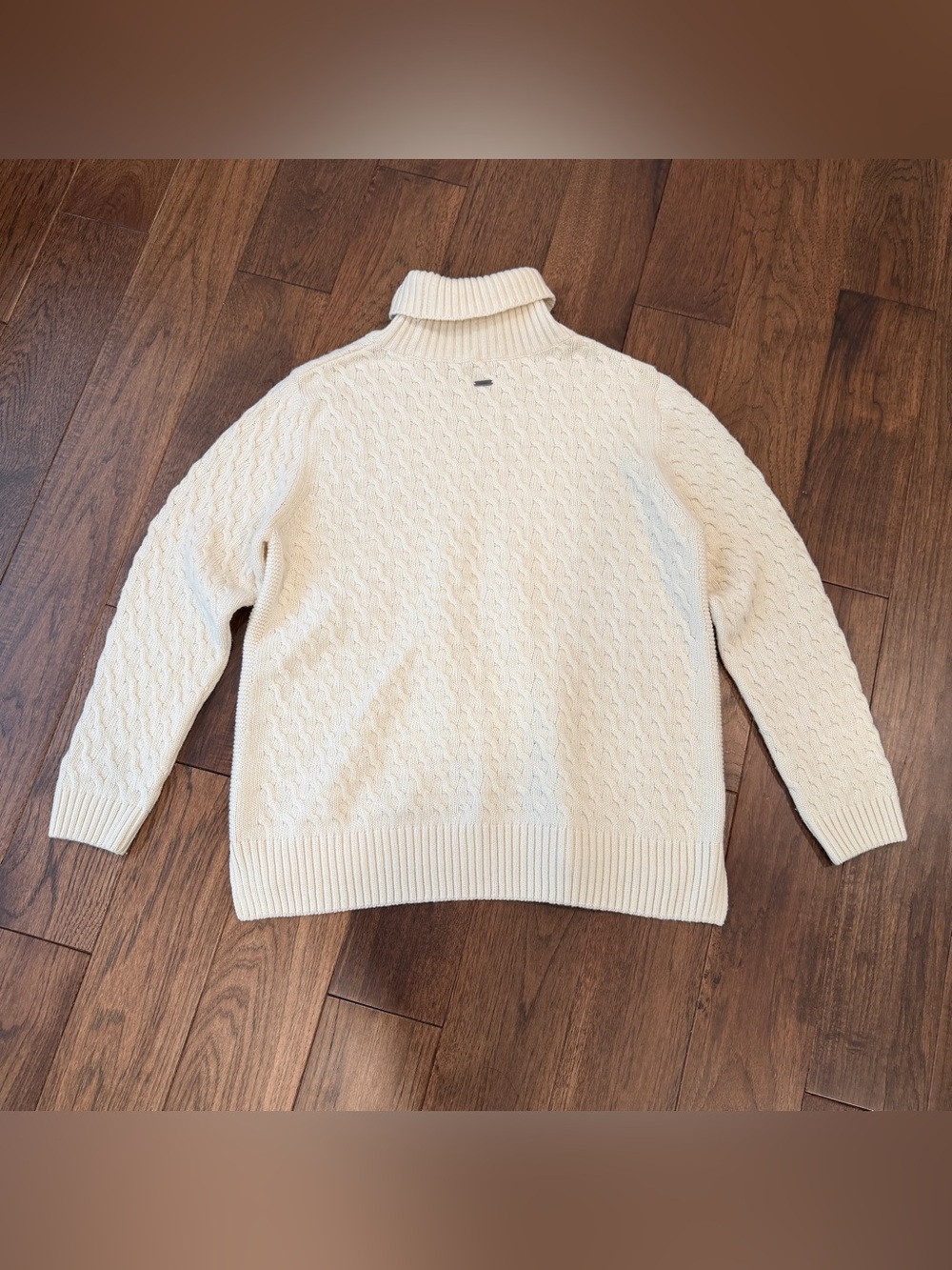 Barbour Womens Burne Knit Sweater in Off White Size XL - Picture 7 of 8